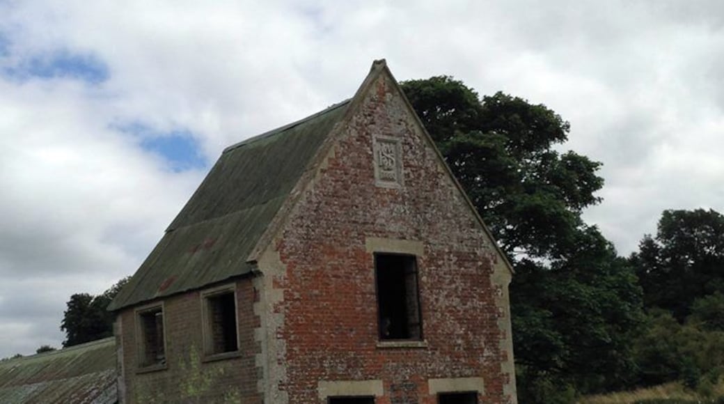 This is a tiny village that is now part of a military training ground and can only be accessed a few times a year. It was evacuated in WW2 with the promise that the residents could go back after the war and when the military were finished using it, they were never allowed back. Most of the original village is gone, this is what remmains of the school house #lifeatexpedia