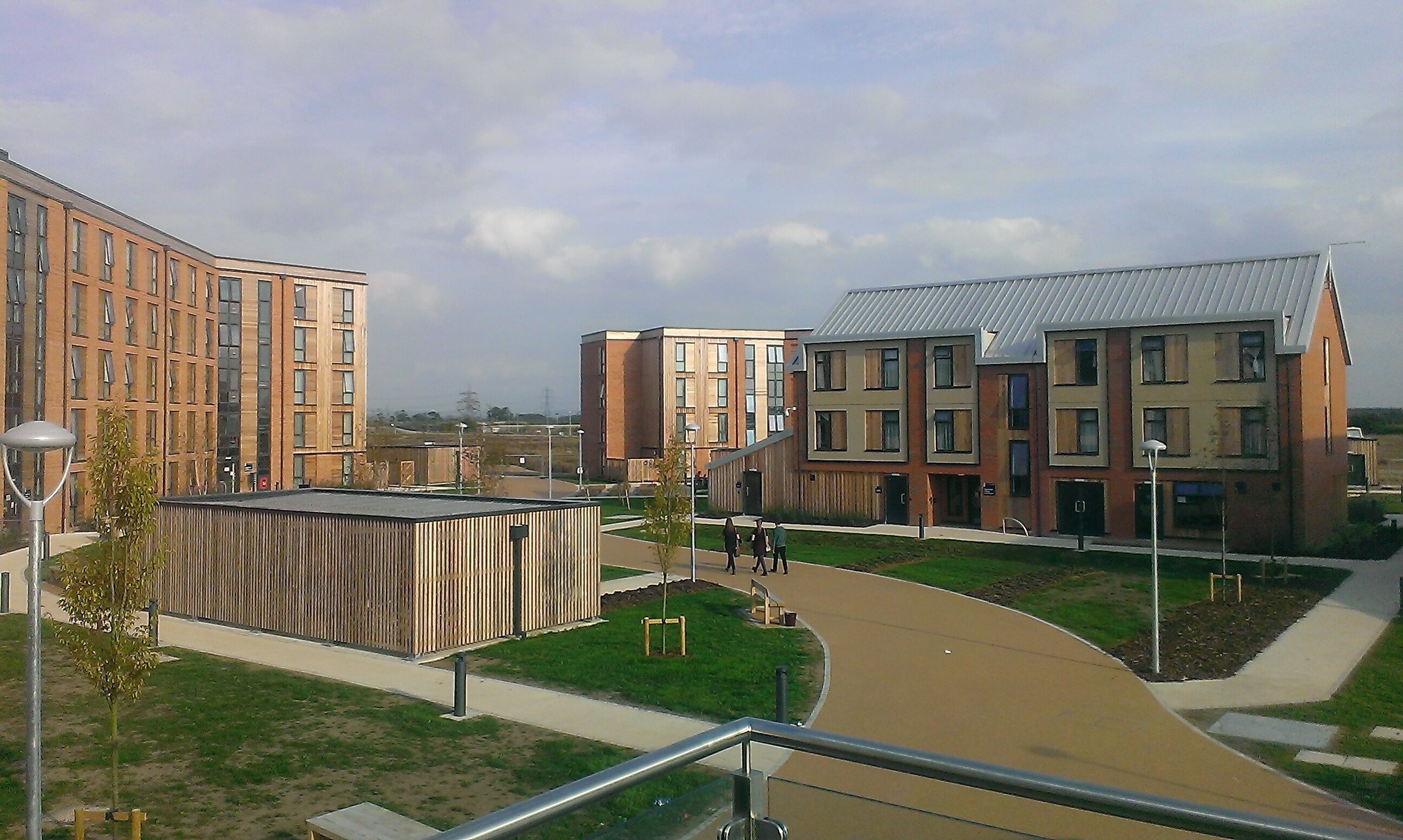 Newly opened accommodation at the University of York, Constantine College. September 2014