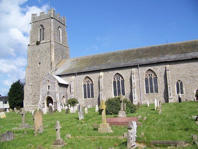 Church of St Mary the Virgin, Hemsby The church is located near the centre of Hemsby village and dedicated to Mary the Mother of Our Lord. The present building dates from early 14th Century. The building consists of a chancel, nave & south porch in the decorated & perpendicular style.