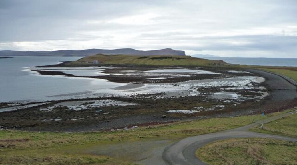 Ardmore Bay Looking towards Ardmore at low tide. The land in the distance is Dunvegan Head.