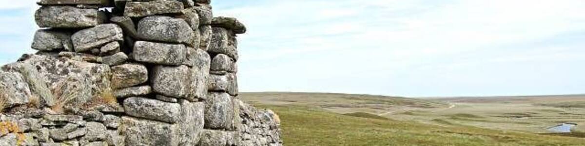 Dalnawillan burial ground. From Dalnawillan burial ground looking down the Thurso river towards Loch More