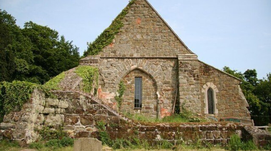 Tower arch Early English tower arch in the west wall of Holy Trinity church, the tower collapsed in 1975