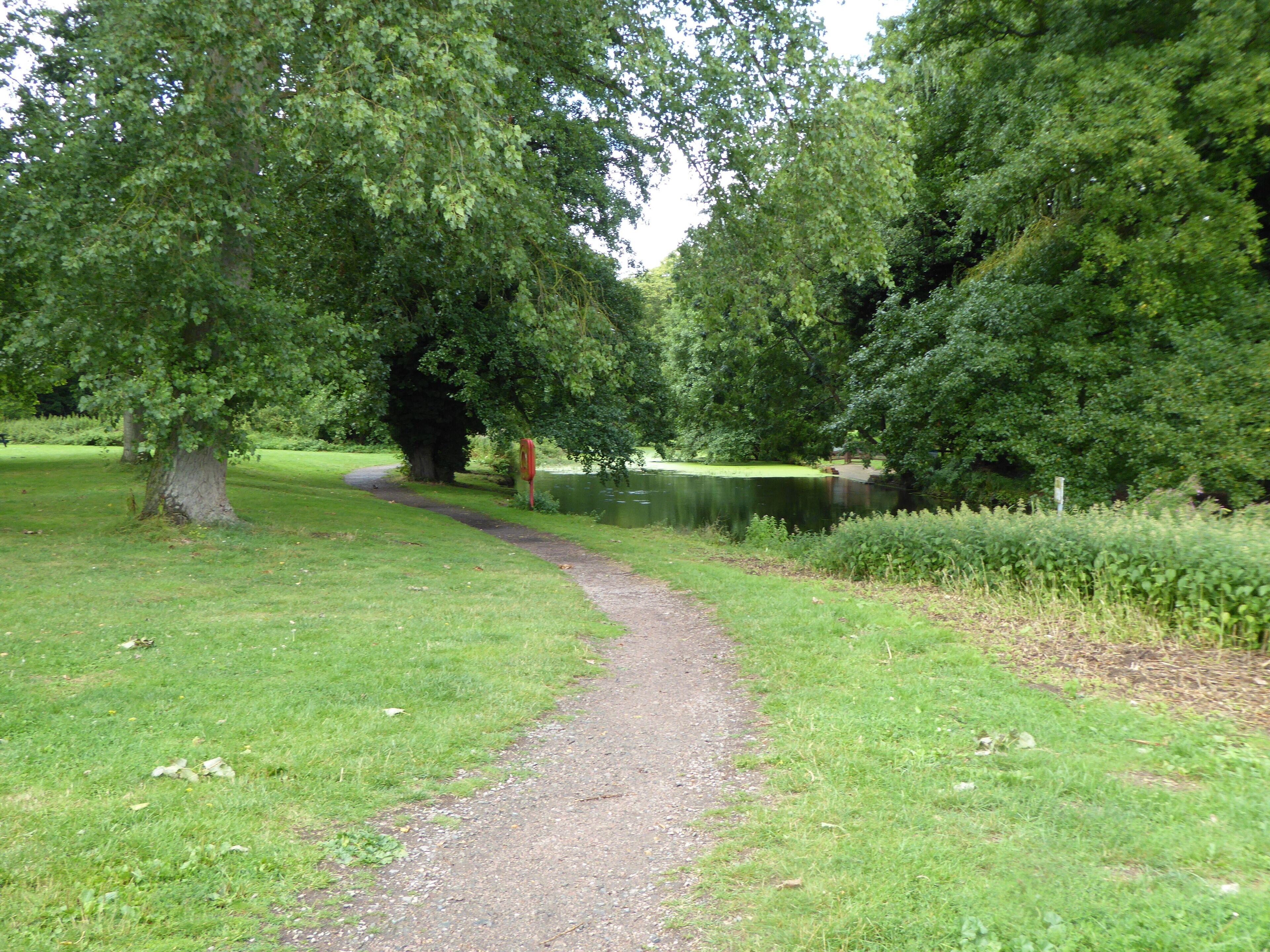 The Riverside Walk in Hadleigh, Suffolk, is a Local Nature Reserve on the west bank of the River Brett.