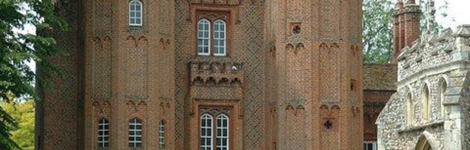 Deanery Tower in Hadleigh, Suffolk, England. A Grade I listed building.