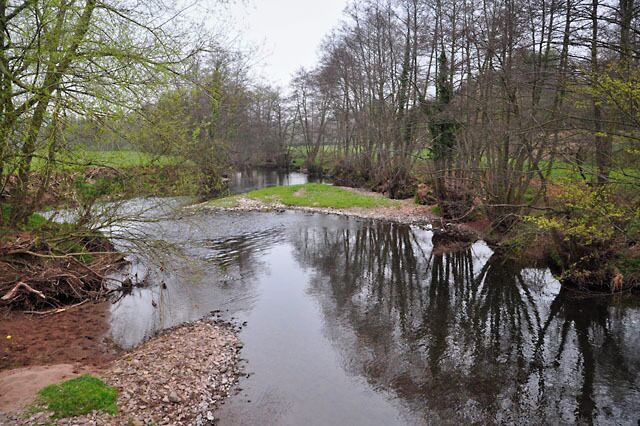 River Monnow As seen from the footbridge.