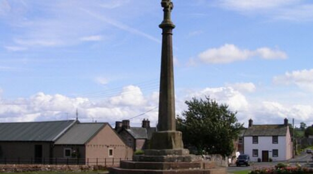 Market Cross - Greystoke Site of a market licensed by Henry III to Thomas de Greystoke.