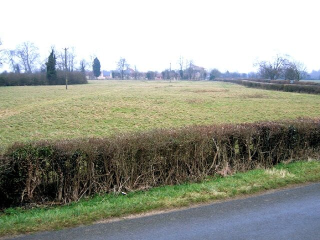 View towards Stowe Farm, Barholm and Stowe, Lincs. from the W.