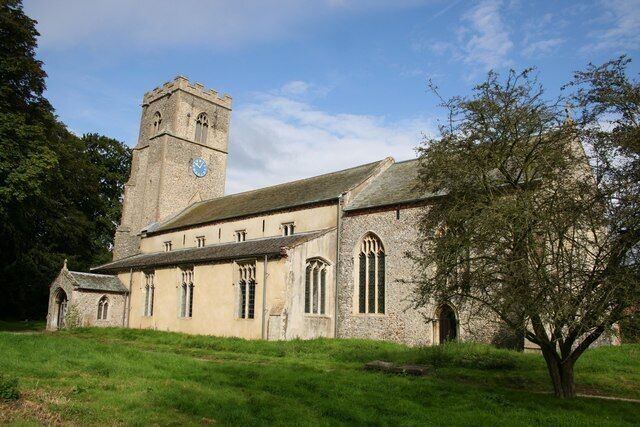 St Mary the Virgin's parish church, Great Snoring, Norfolk, England, seen from the southeast