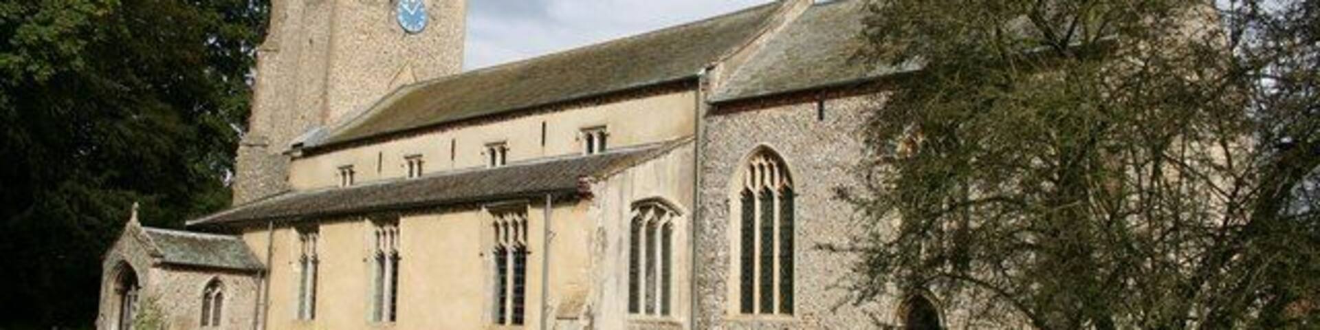 St Mary the Virgin's parish church, Great Snoring, Norfolk, England, seen from the southeast