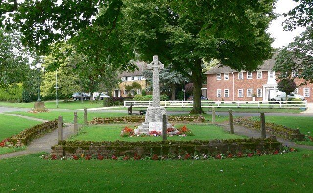 War Memorial On the village green of Great Glen.