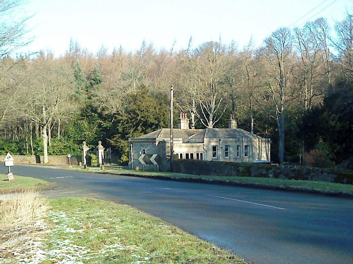 Gate Lodge at Grantley Hall This is the West Gate Lodge. It was probably built in 1776 when the owner of Grantley Hall; Sir Fletcher Norton, enlarged and improved his house and grounds.