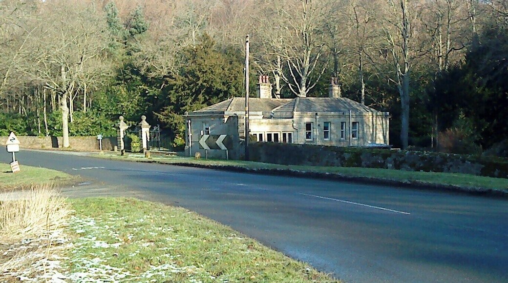 Gate Lodge at Grantley Hall This is the West Gate Lodge. It was probably built in 1776 when the owner of Grantley Hall; Sir Fletcher Norton, enlarged and improved his house and grounds.
