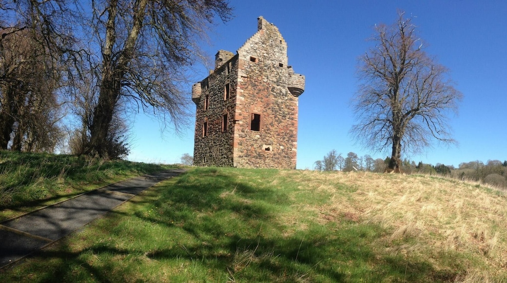 Greenknowe Tower; Scottish Borders.