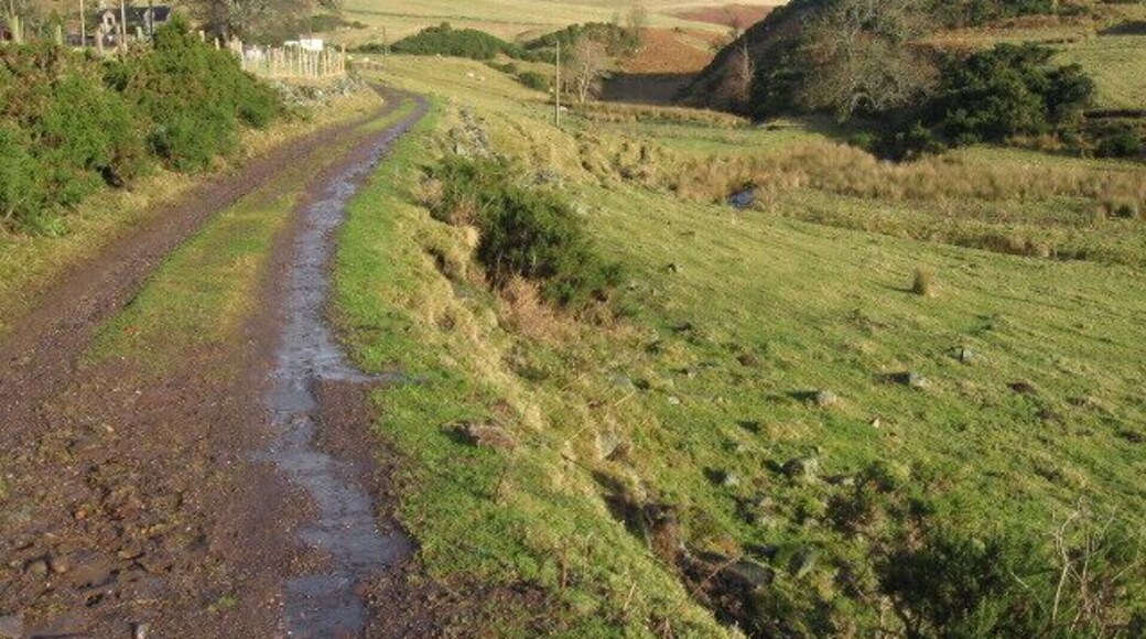 Track near Glenfoot