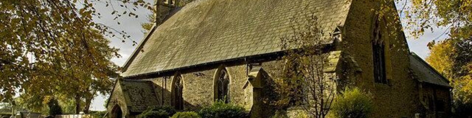 All Saints Parish Church, Glazebury, Cheshire, seen from the east