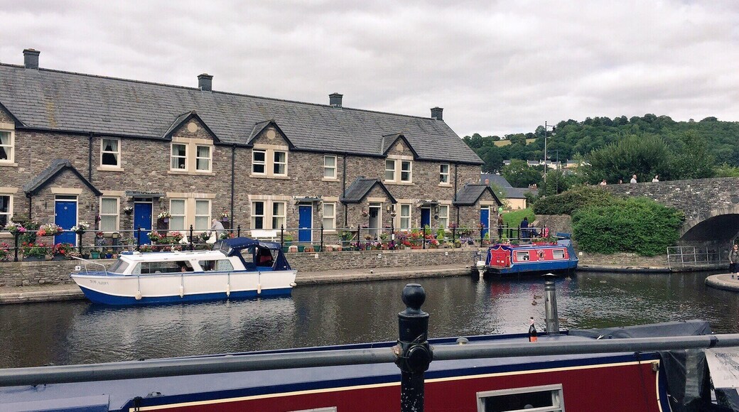 Taken during Brecon Jazz 2017 Brecon Canal Basin taken from Theatre Brycheiniog Brecon Theatre