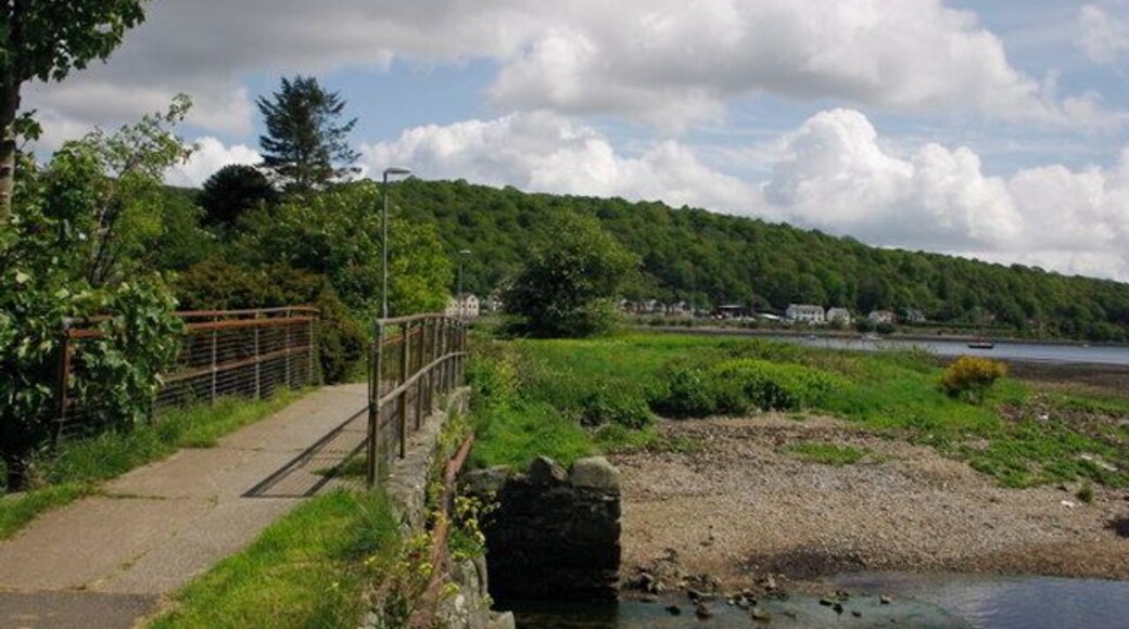 Head of Gare Loch View of a Bridge at the head of Gare Loch looking towards Garelochhead