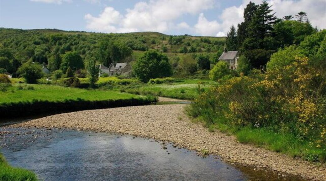 River Scene View of the river towards the Gare Loch