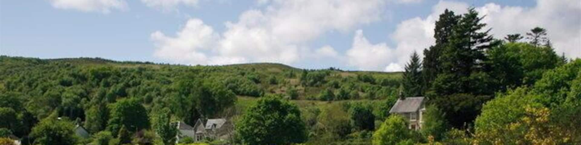 River Scene View of the river towards the Gare Loch