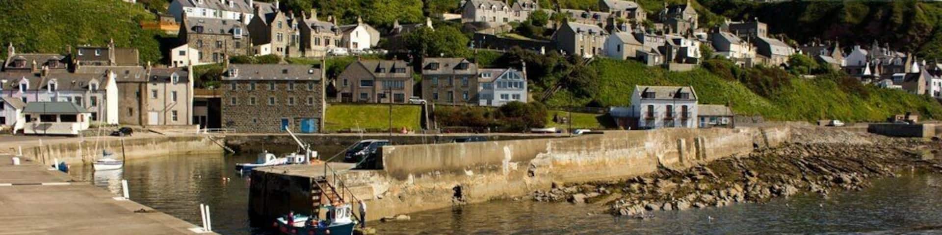 Gardenstown Harbour Scotland