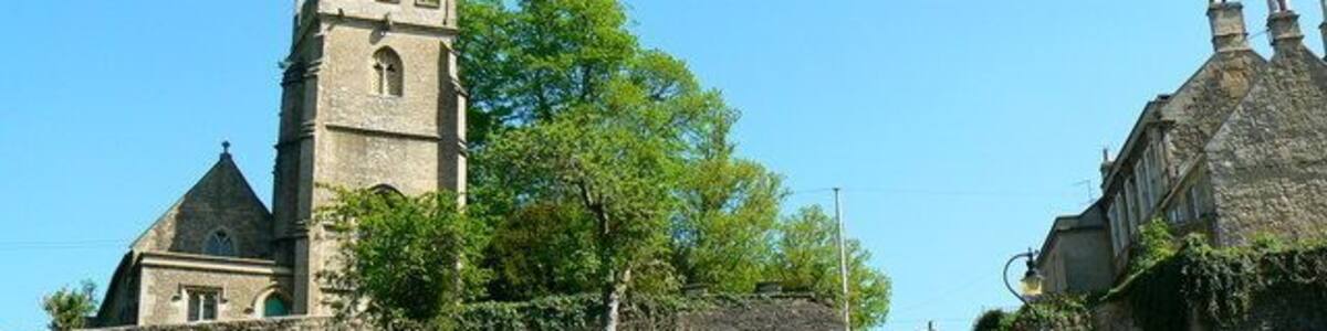 Up the hill to St Peter's church, Freshford Church Hill is out of shot behind the wall on the right. In the foreground are some sheep and goats. The hill is a steep one and this creates all sorts of parallax problems for an amateur like me.