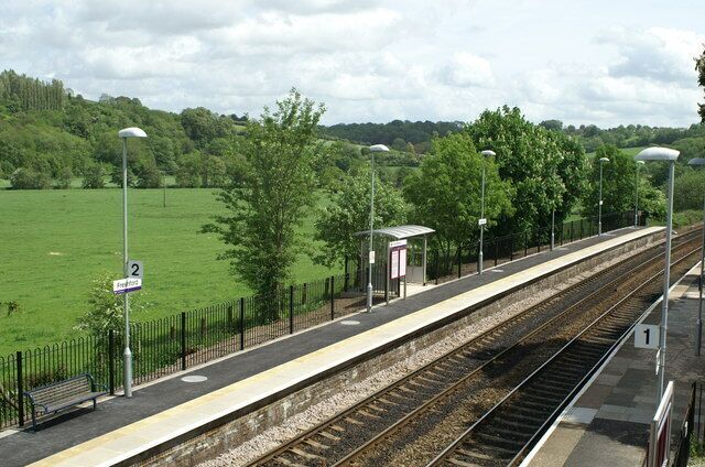 Freshford railway station lies on the boundary between Wiltshire and North East Somerset. It is on the Wessex Main Line between Bath Spa and Westbury.