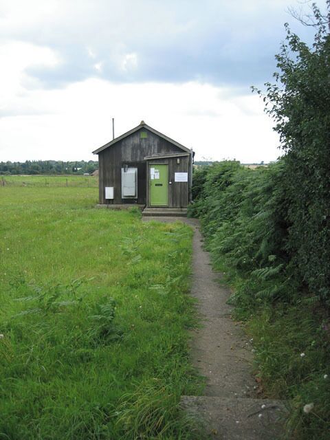 This unassuming hut is a telephone exchange on the edge of Foulsham, just off Guist Road