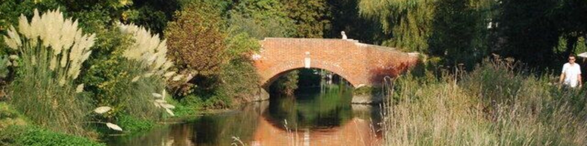 A bridge over the River Stour at Fordwich in Kent. For more information see the Wikipedia articles River Stour, Kent and Fordwich.