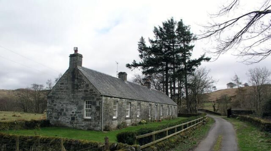 Clachandubh Cottage from the N. Clachandubh Cottage on the Ederline Estate seen from the N.