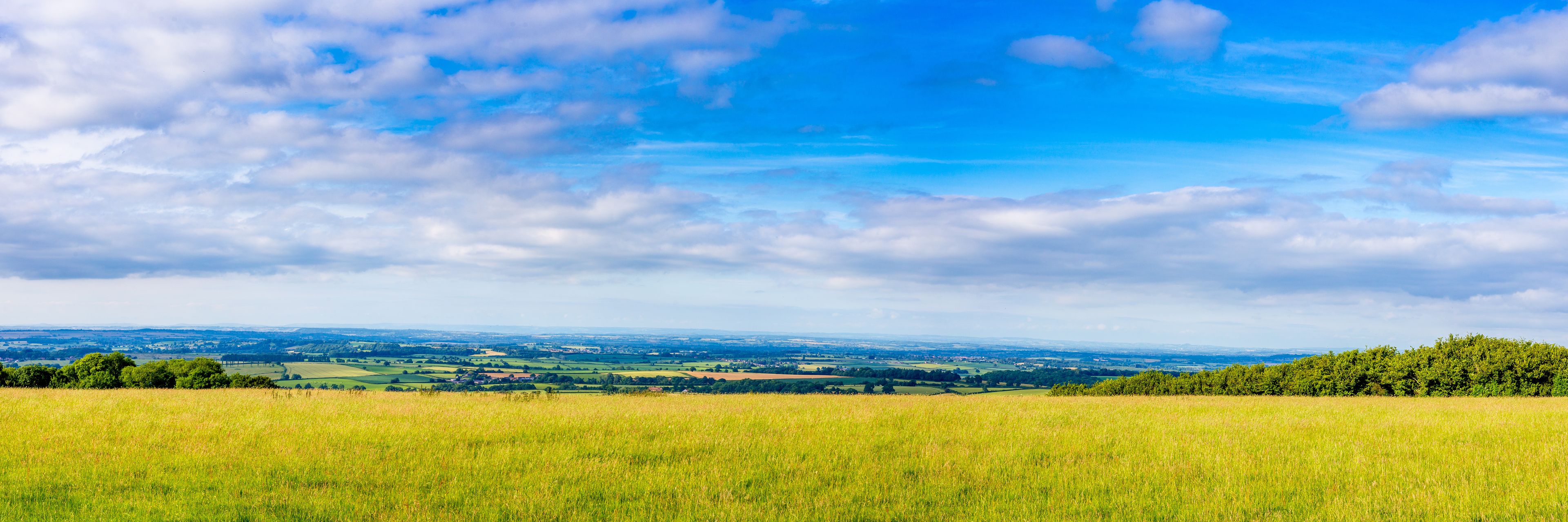 Panoramic Picture of the South Somerset Countryside