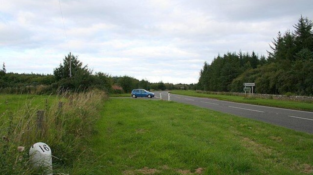 Milestone just prior to the Findochty turn off on the A98.