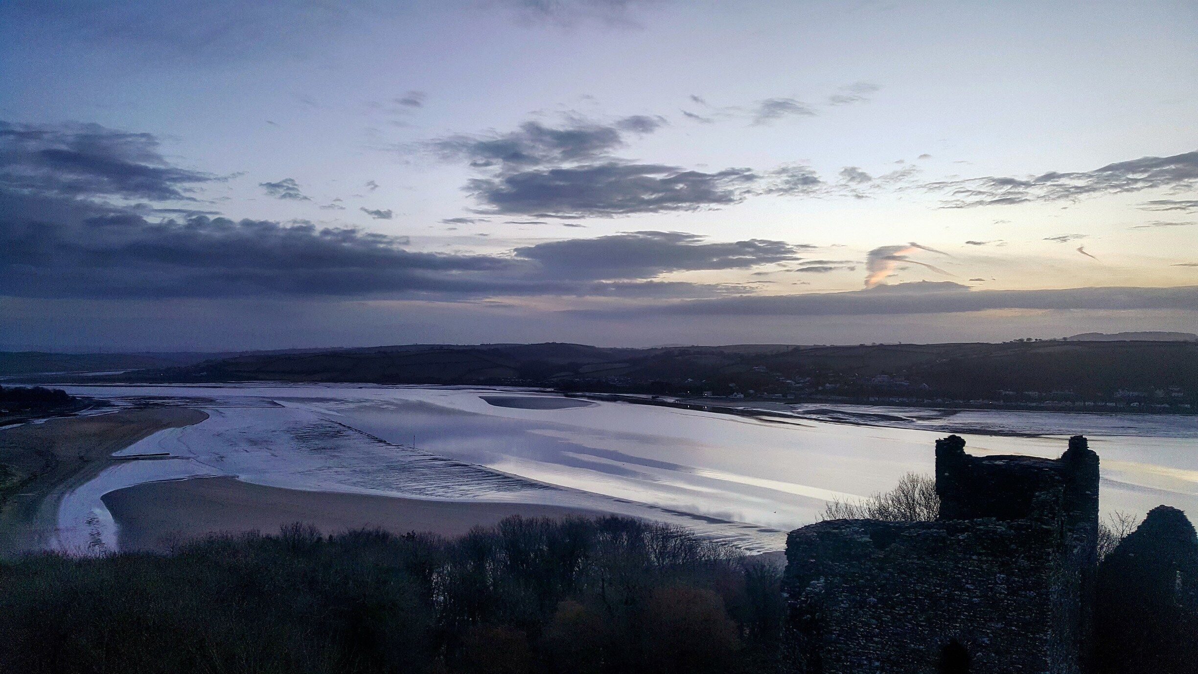 View from one of the many ultra cool #castles in #wales #llansteffancastle 