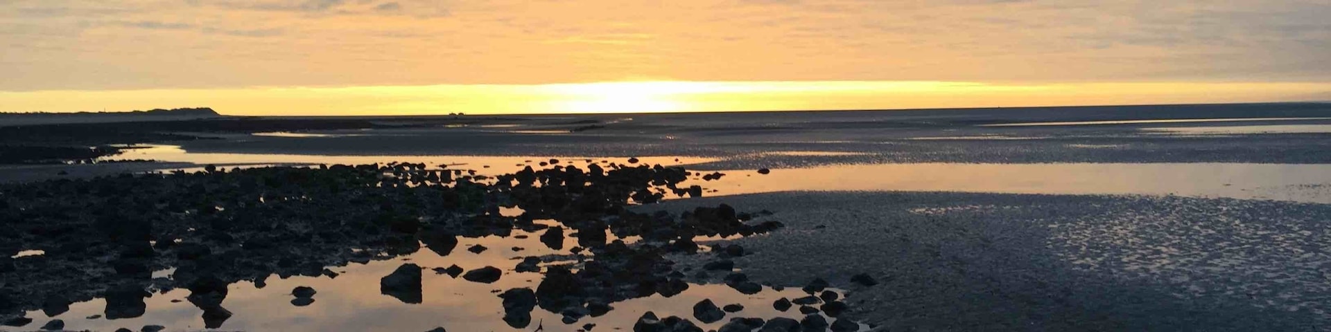 The view from Tanylan Farm towards Kidwelly across Carmarthen Bay on 26 December 2018. No filter has been applied to this photo, these are the genuine colours.