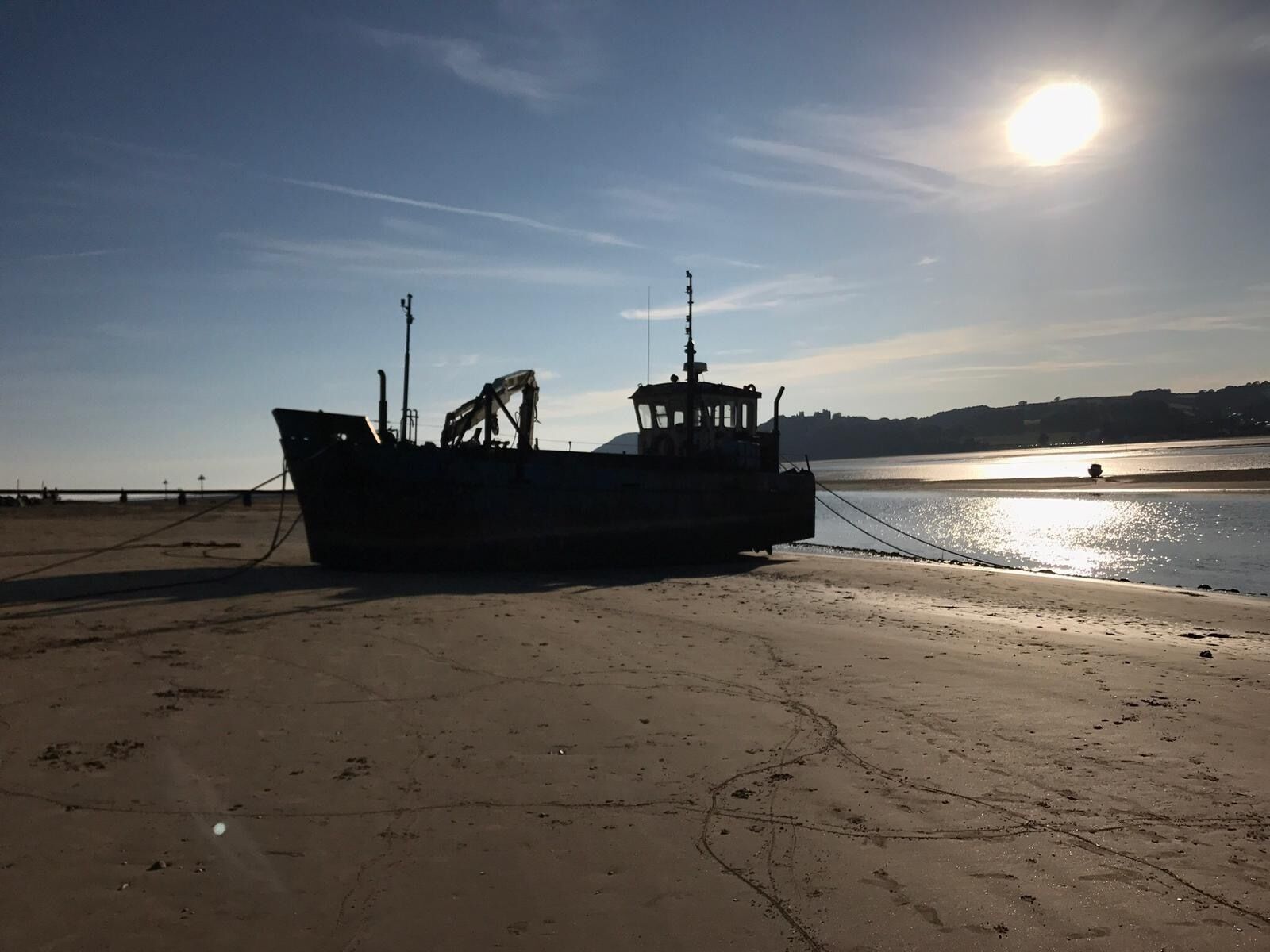 Taken at the seaside beach of ferry side. This boat has been there since I was young.