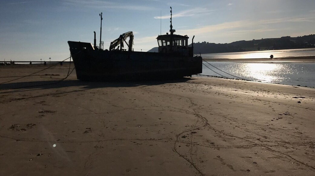 Taken at the seaside beach of ferry side. This boat has been there since I was young.