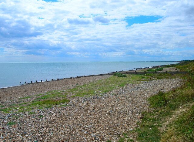 West Kingston Beach Taken from the point where the footpath from East Kingston reaches the beach.