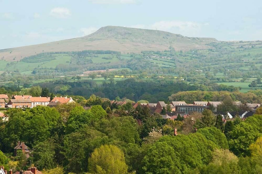 Clee Hill, Shropshire Clee Hill seen from Ludlow