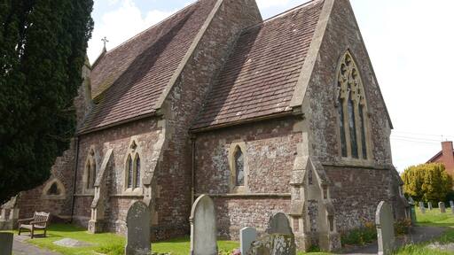 St George's Church, Falfield, Gloucestershire. Viewed from the Southeast.