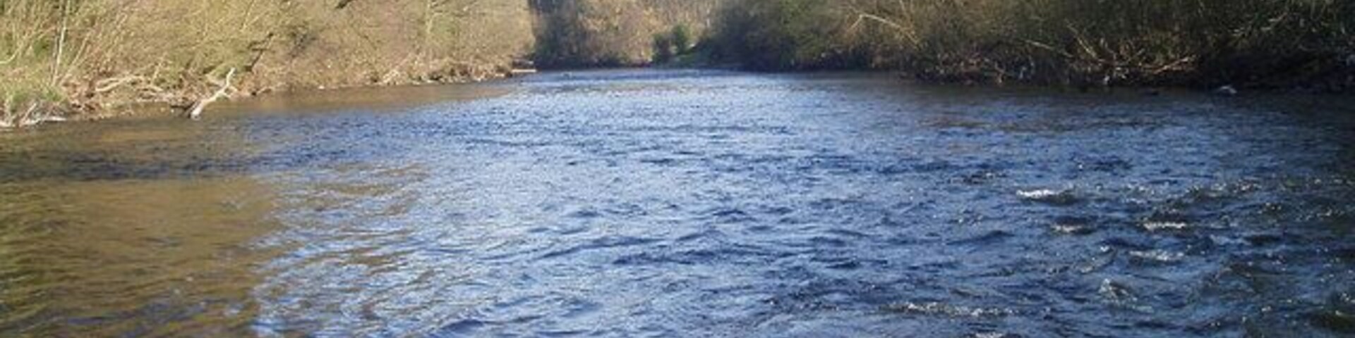 River Dee The view downstream from the weir