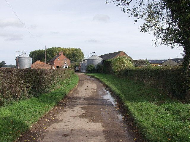 Farm Buildings at Lower Eyton Farm. A mix of traditional and modern buildings on this dairy farm.