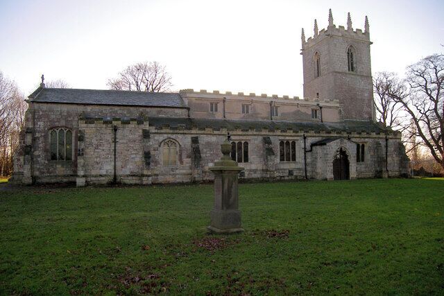 St Andrew's parish church, Epworth, Lincolnshire, seen from the north