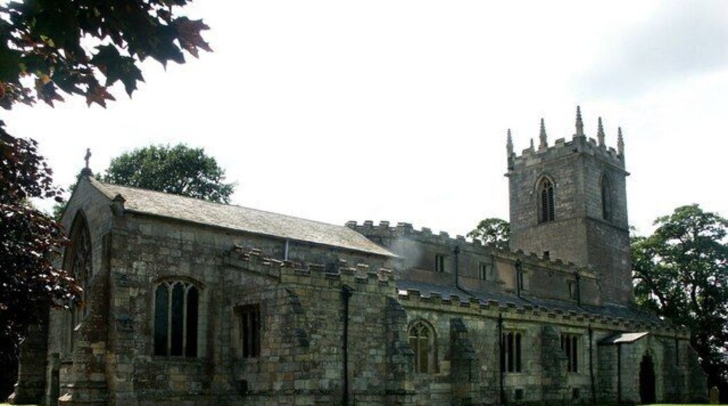 St Andrew's parish church, Epworth, Lincolnshire, seen from the northeast
