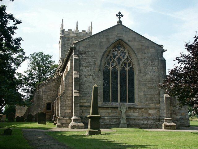 St Andrew's parish church, Epworth, Lincolnshire, seen from the east
