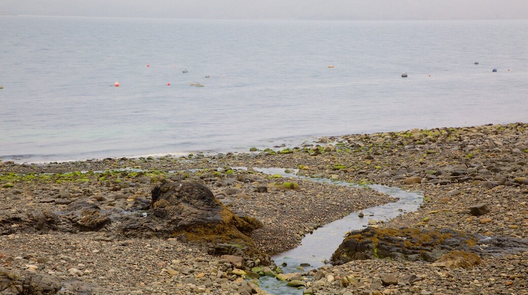 Isle of Skye ofreciendo una playa de guijarros