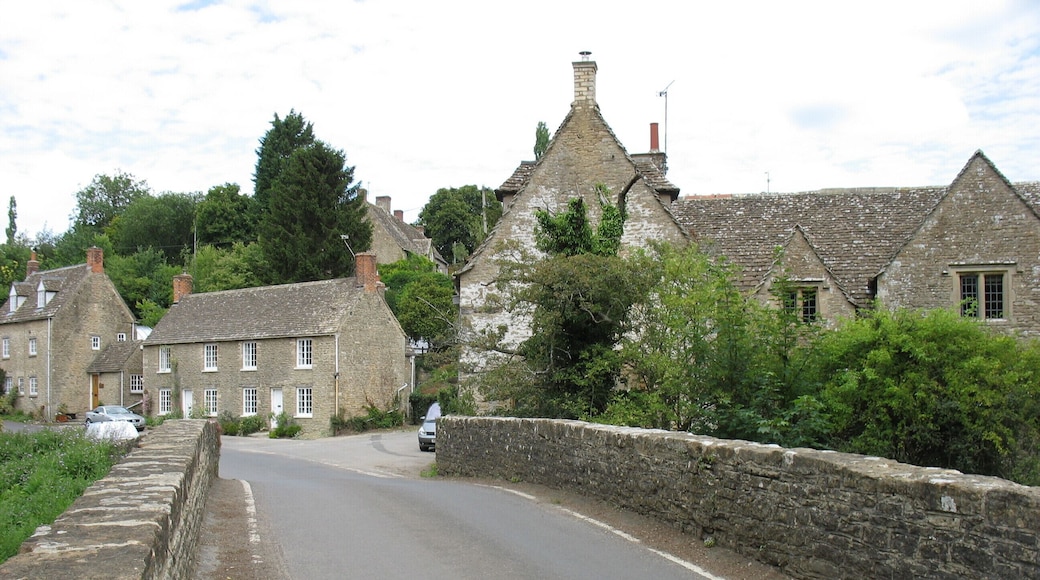 Easton Grey. From the bridge over the infant River Avon (Sherston Branch).