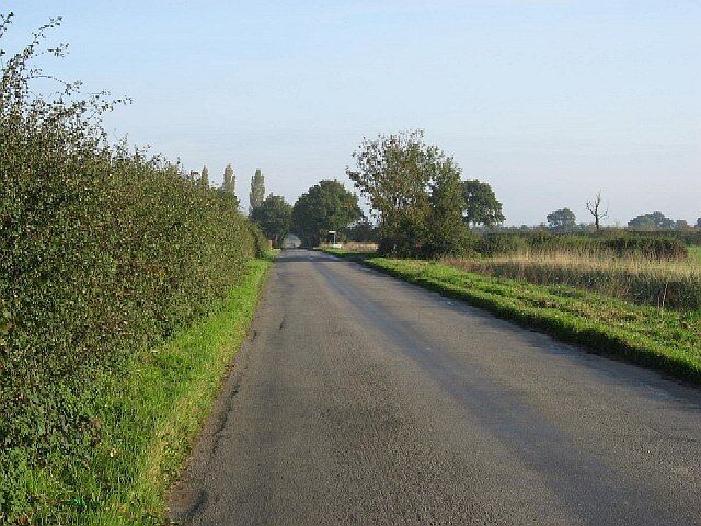 Barnham Broom Road Looking towards the A47.
