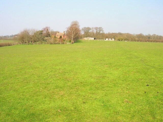 Great Ailies Farm Taken from Weald Way.