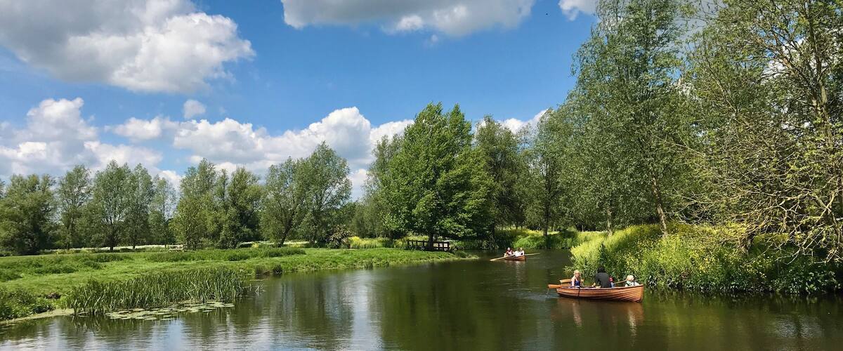 Riverside walk in Suffolk