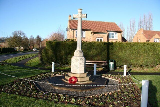 East Barkwith War Memorial At the junction of Lincoln Road and Torrington Lane