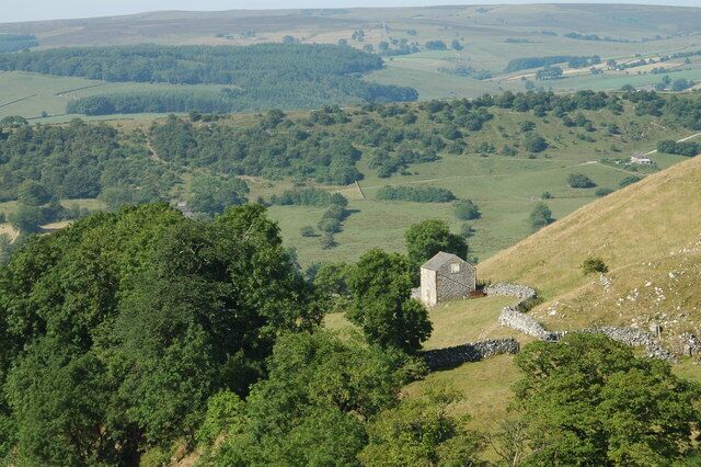 Derbyshire at its best: Alderly Cliff near Earl Sterndale.